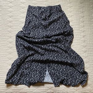 floral buttoned maxi skirt from brandy melville